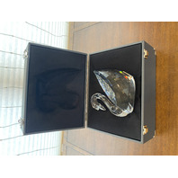 SWAROVSKI Silver Crystal MAXI SWAN Large Sculpture W/BOX 6.25"H