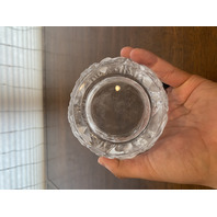 VTG LALIQUE Frosted Crystal BAGATELLE Birds Vase SIGNED 6.75"H FRANCE