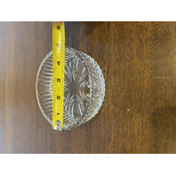 SET(4) WATERFORD Crystal BEST WISHES Bottle/Wine Coasters SIGNED 4.75"W