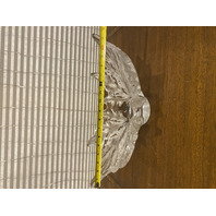 VTG LALIQUE Crystal CHAMPS ELYSEES Oval Shaped Leaf Centerpiece Bowl SIGNED 18"L