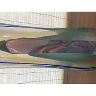 LARGE VERNON BREJCHA WET SUMMER Multicolored Art Glass Sculpture 25"H SIGNED