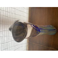 LARGE VERNON BREJCHA WET SUMMER Multicolored Art Glass Sculpture 25"H SIGNED