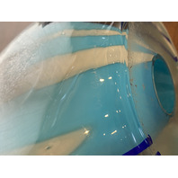 LARGE VERNON BREJCHA WET SUMMER Multicolored Art Glass Sculpture 25"H SIGNED