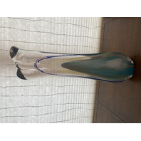 LARGE VERNON BREJCHA WET SUMMER Multicolored Art Glass Sculpture 25"H SIGNED