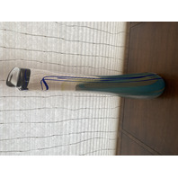 LARGE VERNON BREJCHA WET SUMMER Multicolored Art Glass Sculpture 25"H SIGNED