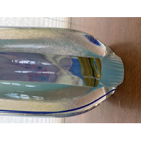 LARGE VERNON BREJCHA WET SUMMER Multicolored Art Glass Sculpture 25"H SIGNED