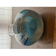 LARGE VERNON BREJCHA WET SUMMER Multicolored Art Glass Sculpture 25"H SIGNED