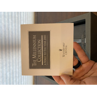 WATERFORD Millennium Collection Crystal PROSPERITY Toasting Flutes 9.25"H W/BOX