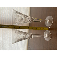 WATERFORD Millennium Collection Crystal PROSPERITY Toasting Flutes 9.25"H W/BOX