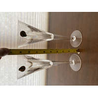 WATERFORD Millennium Collection Crystal LOVE Toasting Flutes 9.25"H W/BOX