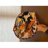 Fitz & Floyd WITCH HAZEL Black Cat Platter W/BOX HALLOWEEN Theme 15"L