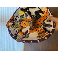 Fitz & Floyd WITCH HAZEL Black Cat Platter W/BOX HALLOWEEN Theme 15"L