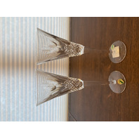 WATERFORD Crystal Celebration JOY Toasting Flutes 10.25"H W/BOX MARKED