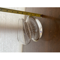 VTG STEUBEN Clear Crystal NIMBUS Vase By PAUL SCHULZE SIGNED 5.5"H