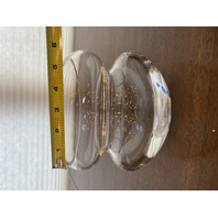 VTG STEUBEN Clear Crystal NIMBUS Vase By PAUL SCHULZE SIGNED 5.5"H