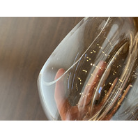 VTG STEUBEN Clear Crystal NIMBUS Vase By PAUL SCHULZE SIGNED 5.5"H