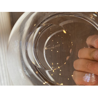 VTG STEUBEN Clear Crystal NIMBUS Vase By PAUL SCHULZE SIGNED 5.5"H