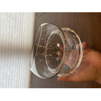 VTG STEUBEN Clear Crystal NIMBUS Vase By PAUL SCHULZE SIGNED 5.5"H