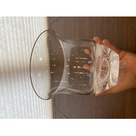 VTG STEUBEN Crystal Oceana Bowl W/Bubbles By DAVID BOWLER SIGNED 7.5"H