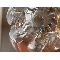 VTG STEUBEN Crystal Lotus Vase By GEORGE THOMPSON 10"H SIGNED