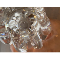 VTG STEUBEN Crystal Lotus Vase By GEORGE THOMPSON 10"H SIGNED