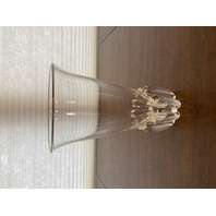 VTG STEUBEN Crystal Lotus Vase By GEORGE THOMPSON 10"H SIGNED