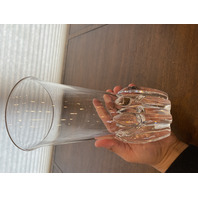 VTG STEUBEN Crystal Lotus Vase By GEORGE THOMPSON 10"H SIGNED