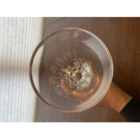 VTG STEUBEN Crystal Lotus Vase By GEORGE THOMPSON 10"H SIGNED