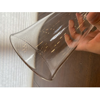 VTG STEUBEN Crystal Lotus Vase By GEORGE THOMPSON 10"H SIGNED