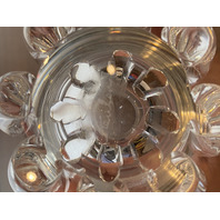 VTG STEUBEN Crystal Lotus Vase By GEORGE THOMPSON 10"H SIGNED