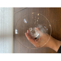 VTG PAIR Of Crystal STEUBEN Bouquet Vases GEORGE THOMPSON Design SIGNED