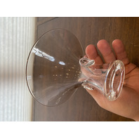 VTG PAIR Of Crystal STEUBEN Bouquet Vases GEORGE THOMPSON Design SIGNED