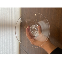 VTG PAIR Of Crystal STEUBEN Bouquet Vases GEORGE THOMPSON Design SIGNED