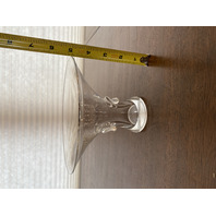 VTG PAIR Of Crystal STEUBEN Bouquet Vases GEORGE THOMPSON Design SIGNED