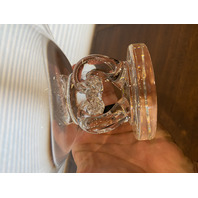 VTG STEUBEN 7884 Crystal Footed Tazza Bowl By George Thompson 10.5"W SIGNED