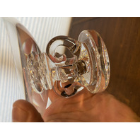 VTG STEUBEN 7884 Crystal Footed Tazza Bowl By George Thompson 10.5"W SIGNED