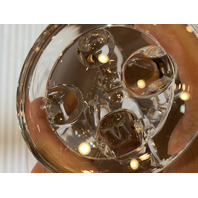 VTG STEUBEN 7884 Crystal Footed Tazza Bowl By George Thompson 10.5"W SIGNED