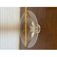 VTG STEUBEN 7884 Crystal Footed Tazza Bowl By George Thompson 10.5"W SIGNED