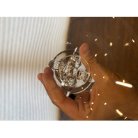 VTG STEUBEN 7884 Crystal Footed Tazza Bowl By George Thompson 10.5"W SIGNED