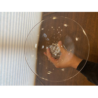 VTG STEUBEN 7884 Crystal Footed Tazza Bowl By George Thompson 10.5"W SIGNED