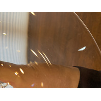 VTG STEUBEN 7884 Crystal Footed Tazza Bowl By George Thompson 10.5"W SIGNED