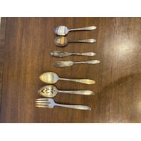 VTG 53 PIECE L & GEORGE H. ROGERS Co X/Tra Oneida LTD SILVERPLATE Flatware Set