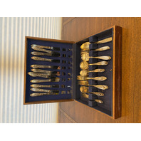 VTG 53 PIECE L & GEORGE H. ROGERS Co X/Tra Oneida LTD SILVERPLATE Flatware Set