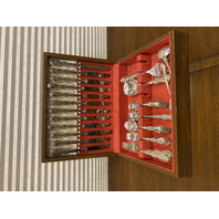 78 PIECE WM ROGERS MFG CO EXTRA PLATE ORIGINAL ROGERS SILVERPLATE Flatware Set