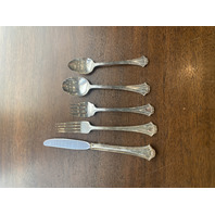 65 PIECE Reed & Barton FRENCH CHIPPENDALE SILVERPLATE Flatware Set