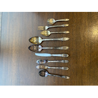 57 PIECE 1847 ROGERS BROS IS FIRST LOVE SILVERPLATE Flatware Set