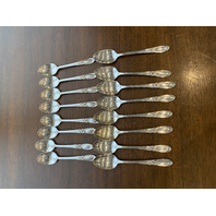 63 PIECE ONEIDA COMMUNITY WHITE ORCHID SILVERPLATE Flatware Set