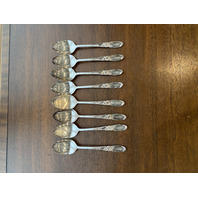 63 PIECE ONEIDA COMMUNITY WHITE ORCHID SILVERPLATE Flatware Set