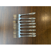 63 PIECE ONEIDA COMMUNITY WHITE ORCHID SILVERPLATE Flatware Set