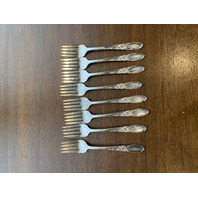 63 PIECE ONEIDA COMMUNITY WHITE ORCHID SILVERPLATE Flatware Set